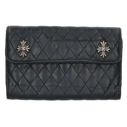 Chrome Hearts WAVE4 QLT 3SNP Quilted Leather Size ONE Black