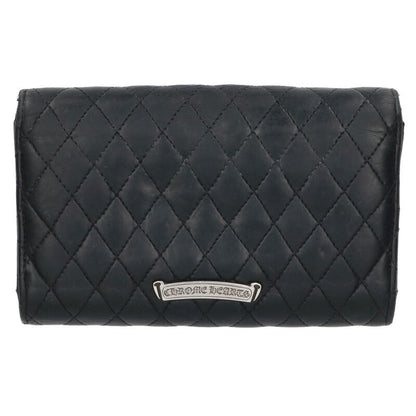 Chrome Hearts WAVE4 QLT 3SNP Quilted Leather Size ONE Black