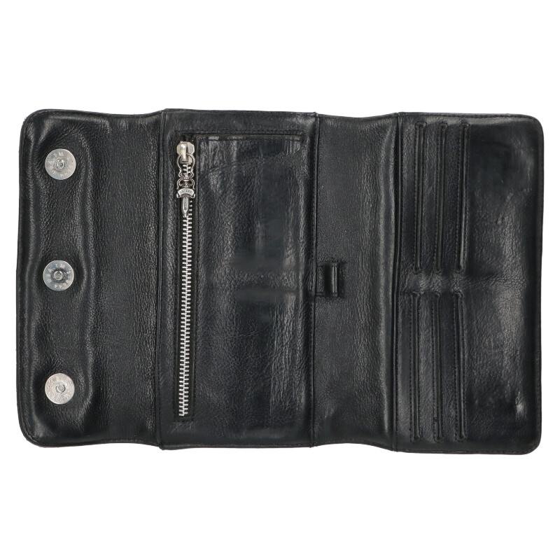 Chrome Hearts WAVE4 QLT 3SNP Quilted Leather Size ONE Black