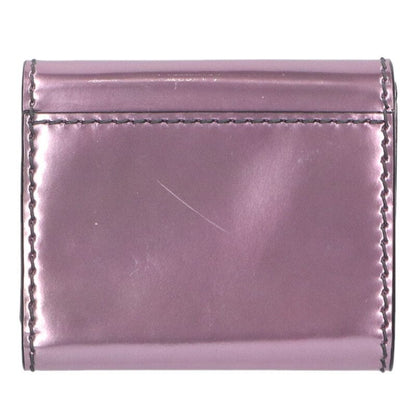 DIOR Logo Tri-Fold Wallet Pink Size ONE SIZE