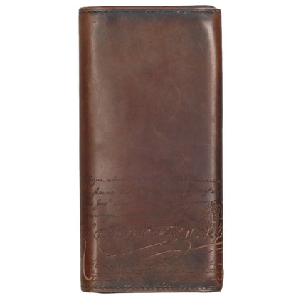 Berluti Calligraphy Leather Bi-Fold Long Size ONE SIZE
