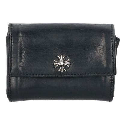Chrome Hearts Tiny Wallet CH Plus Leather Size ONE SIZE