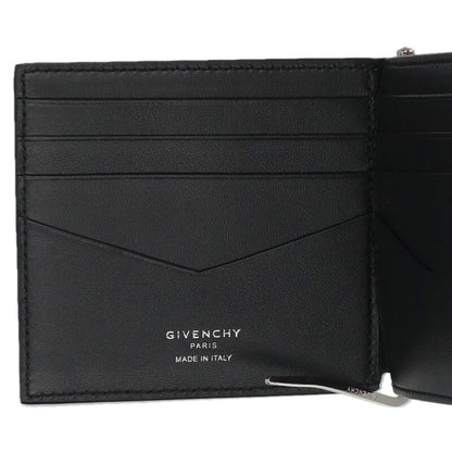 GIVENCHY Grained Leather Wallet w/ Clip F1K213 Size ONE SIZE