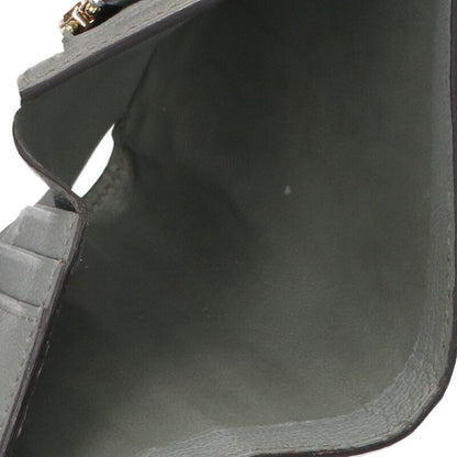 HERMES Béarn Compact Matte Alligator Gold HW Size ONE SIZE