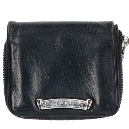 Chrome Hearts SQ ZIP BILL Round Zip Leather Size ONE SIZE