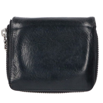 Chrome Hearts SQ ZIP BILL Round Zip Leather Size ONE SIZE