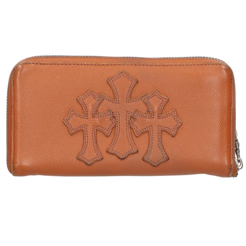 Chrome Hearts REC F ZIP 3 Cross Round Zip Size ONE SIZE