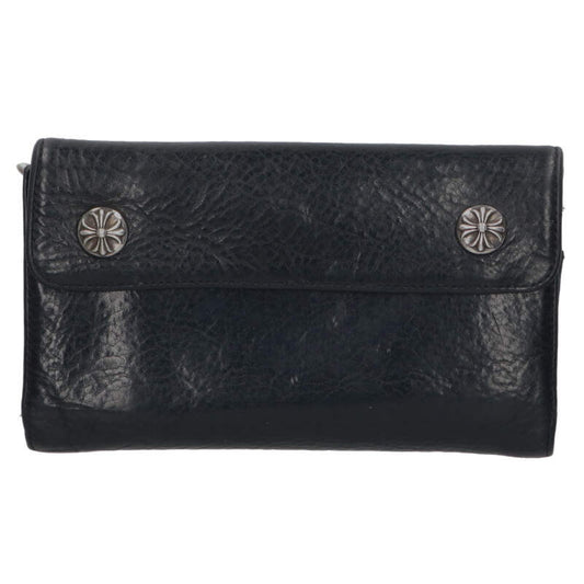 Chrome Hearts WAVE CROSS BALL Leather Wallet Size ONE Multi