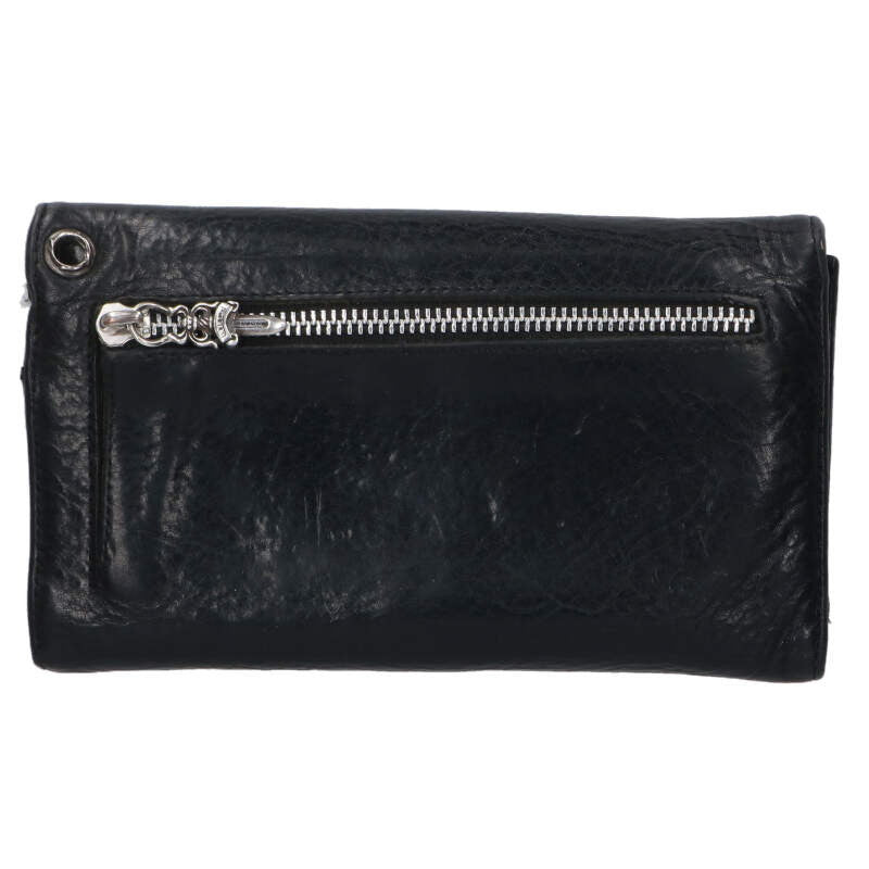 Chrome Hearts WAVE CROSS BALL Leather Wallet Size ONE Multi