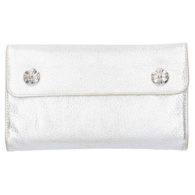 Chrome Hearts WAVE CROSS BALL Leather Wallet Size ONE SIZE