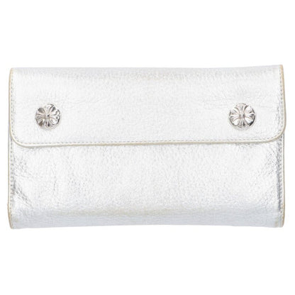 Chrome Hearts WAVE CROSS BALL Leather Wallet Size ONE SIZE