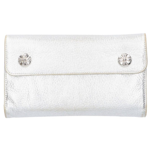 Chrome Hearts WAVE CROSS BALL Leather Wallet Size ONE SIZE
