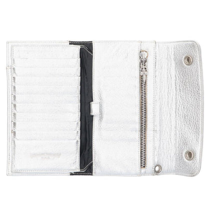 Chrome Hearts WAVE CROSS BALL Leather Wallet Size ONE SIZE