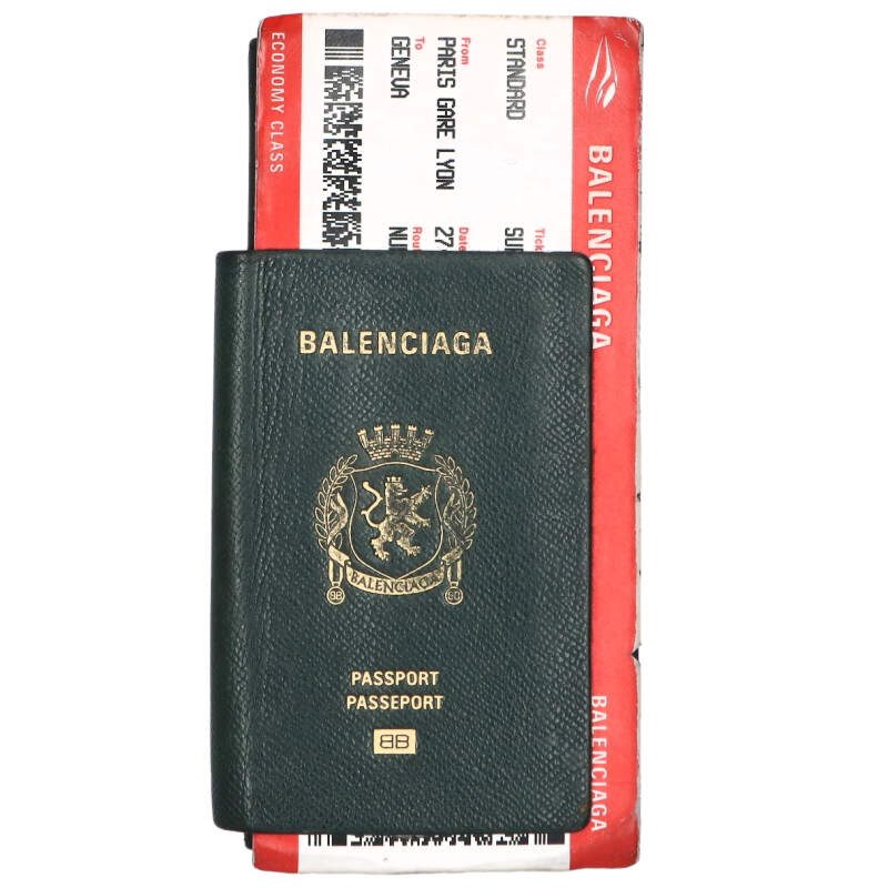Balenciaga Long Wallet Green