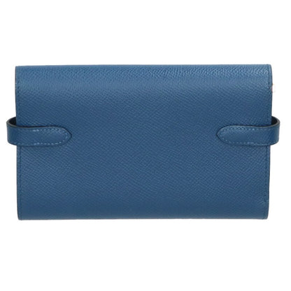 HERMES Kelly Wallet Medium Epsom Verso Gold HW Size ONE SIZE