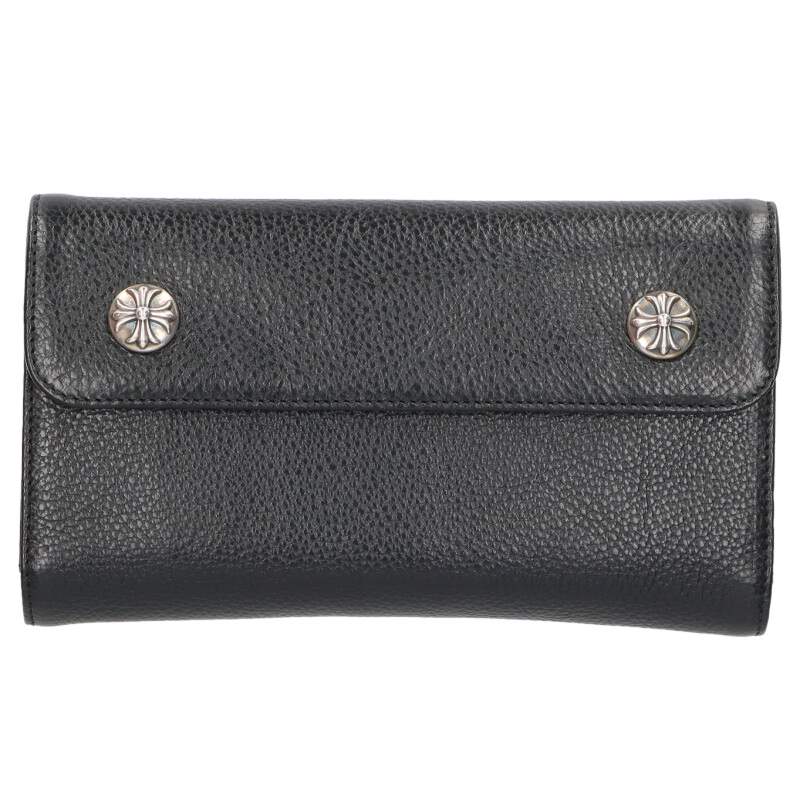 Chrome Hearts WAVE CROSS BALL Wallet Size ONE SIZE