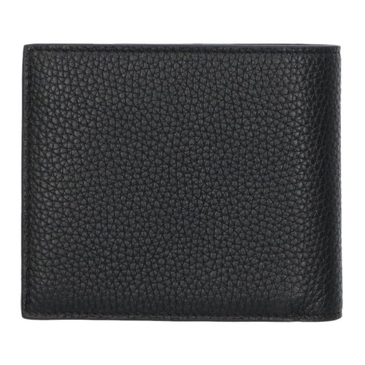 CELINE Bifold Leather Wallet Black Size ONE SIZE