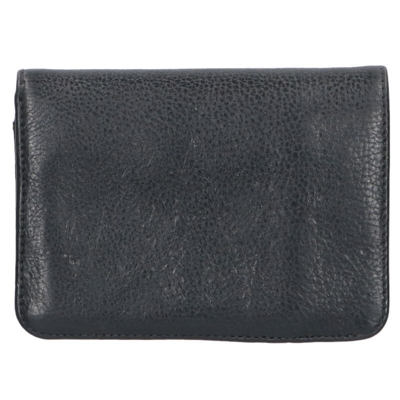Chrome Hearts JOEY Leather Wallet Black/Silver Size ONE SIZE