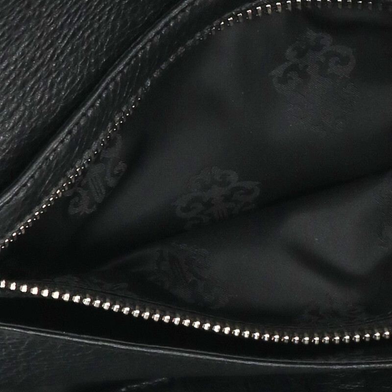 Chrome Hearts WAVE Cross Ball Button Leather Size ONE SIZE