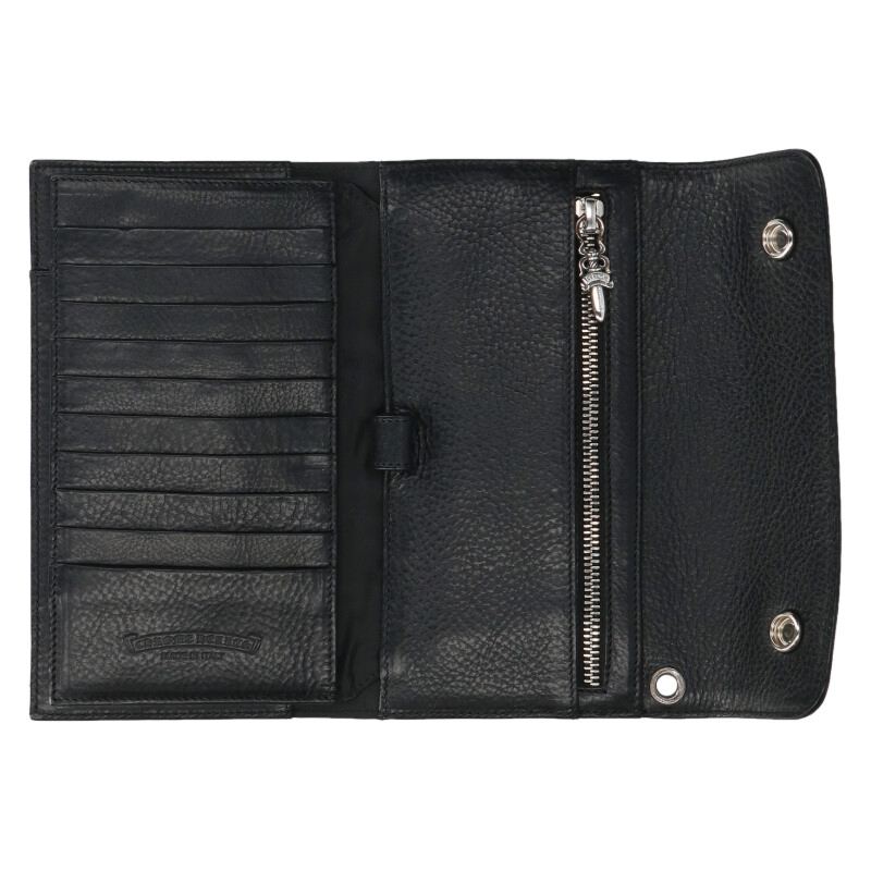 Chrome Hearts WAVE Cross Ball Button Leather Size ONE SIZE