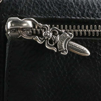 Chrome Hearts WAVE Cross Ball Button Leather Size ONE SIZE