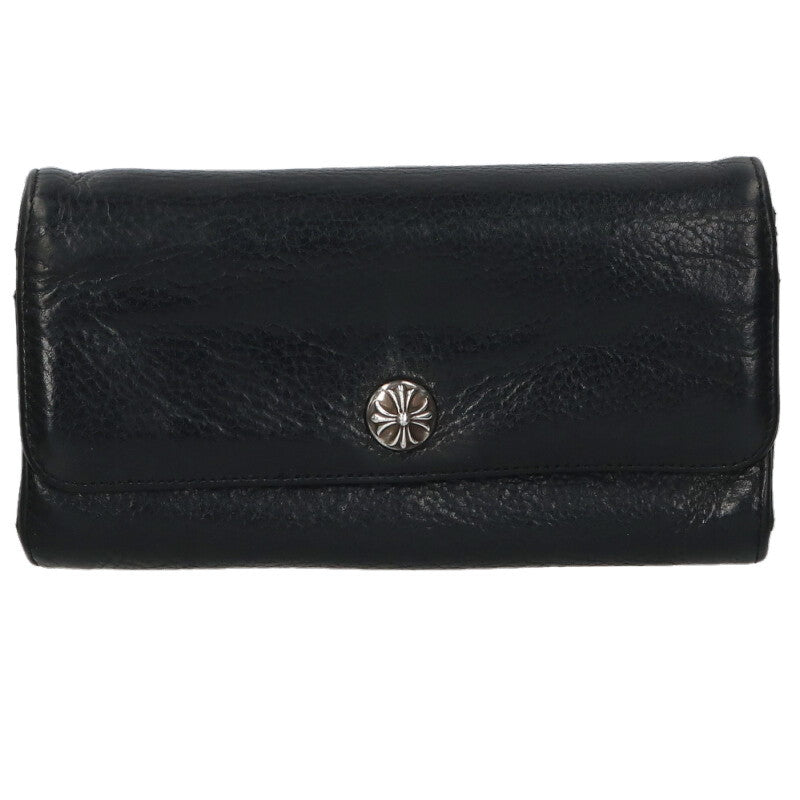 Chrome Hearts JUDY Cross Button Leather Wallet Size ONE SIZE