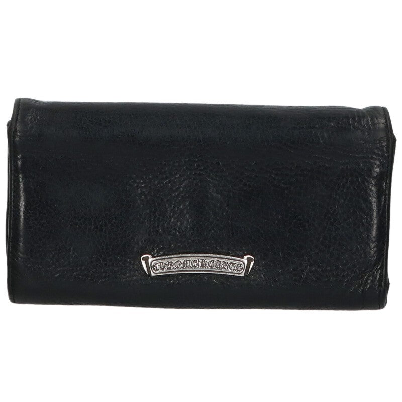 Chrome Hearts JUDY Cross Button Leather Wallet Size ONE SIZE