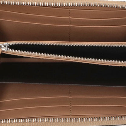 GUCCI Round Zipper Wallet Beige Size ONE SIZE