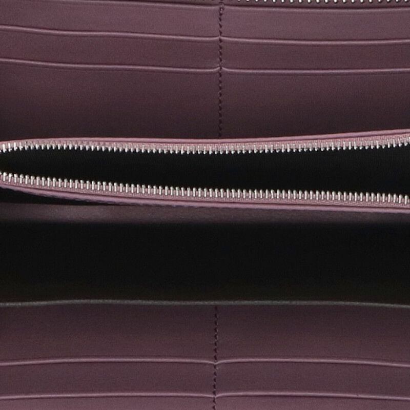 GUCCI Round Zipper Wallet Pink Size ONE SIZE