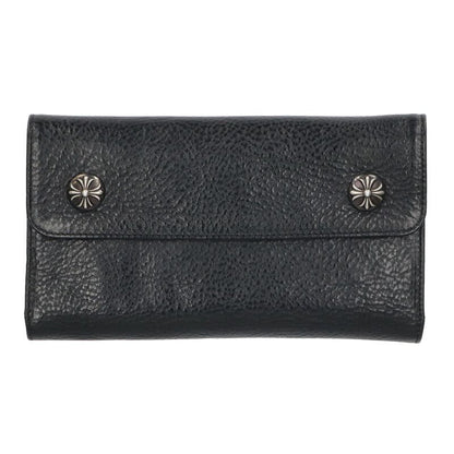 Chrome Hearts WAVE Cross Ball Wallet Black Size ONE SIZE