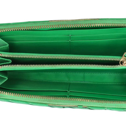 Bottega Veneta Leather Wallet Green