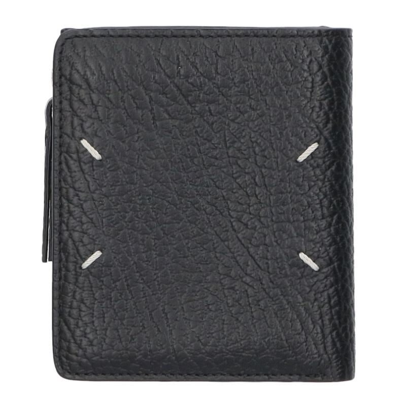 Maison Margiela 4-Stitch Leather Wallet Black Size ONE SIZE
