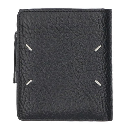 Maison Margiela 4-Stitch Leather Wallet Black Size ONE SIZE