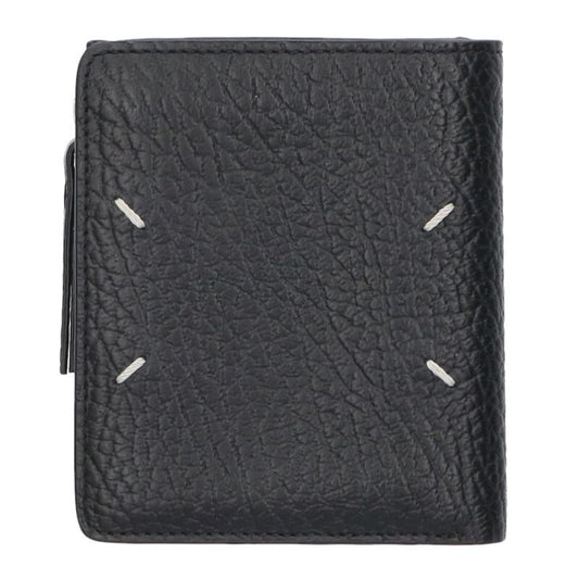 Maison Margiela 4-Stitch Leather Wallet Black Size ONE SIZE
