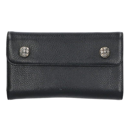 Chrome Hearts WAVE Cross Ball Wallet Black Size ONE Multi