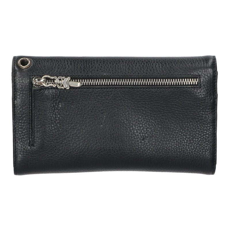 Chrome Hearts WAVE Cross Ball Wallet Black Size ONE Multi