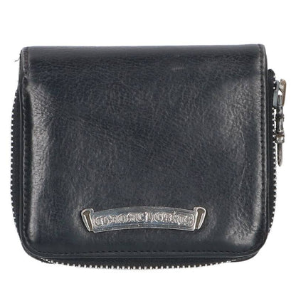 Chrome Hearts SQ ZIP BILL Round Zip Leather Size ONE SIZE