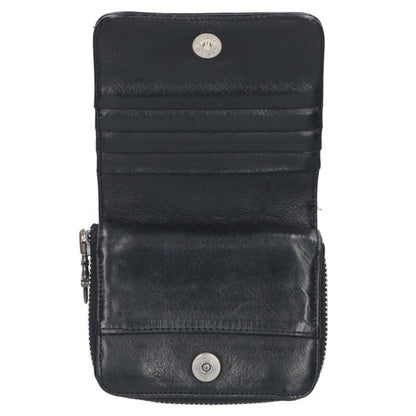 Chrome Hearts SQ ZIP BILL Round Zip Leather Size ONE SIZE