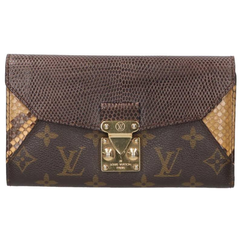 LOUISVUITTON Portefeuille Exotic Brown Size ONE SIZE