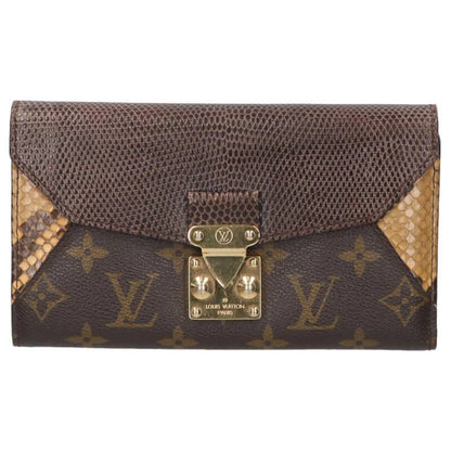 LOUISVUITTON Portefeuille Exotic Brown Size ONE SIZE