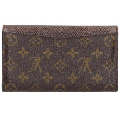 LOUISVUITTON Portefeuille Exotic Brown Size ONE SIZE