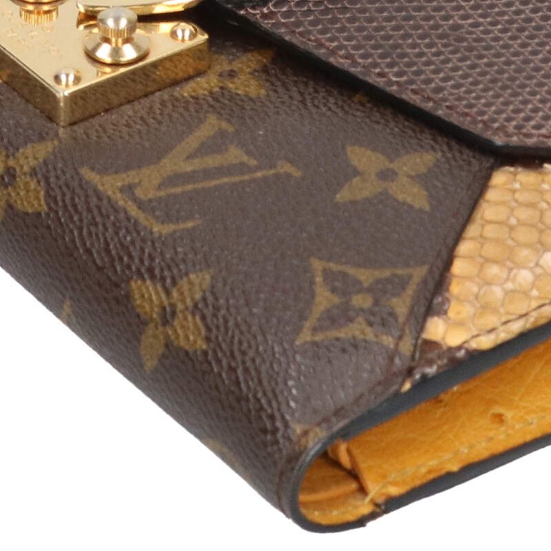 LOUISVUITTON Portefeuille Exotic Brown Size ONE SIZE