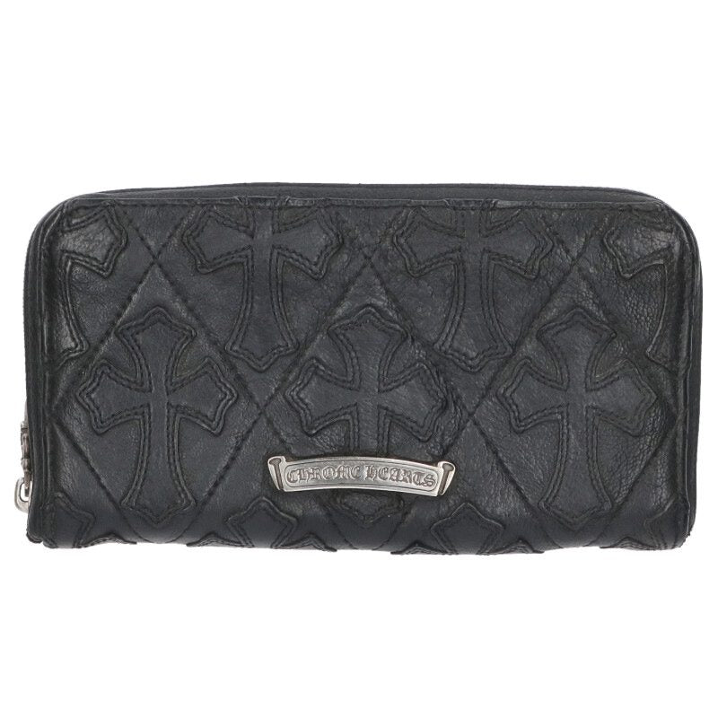 Chrome Hearts REC F ZIP Quilted Cross Black Size ONE SIZE