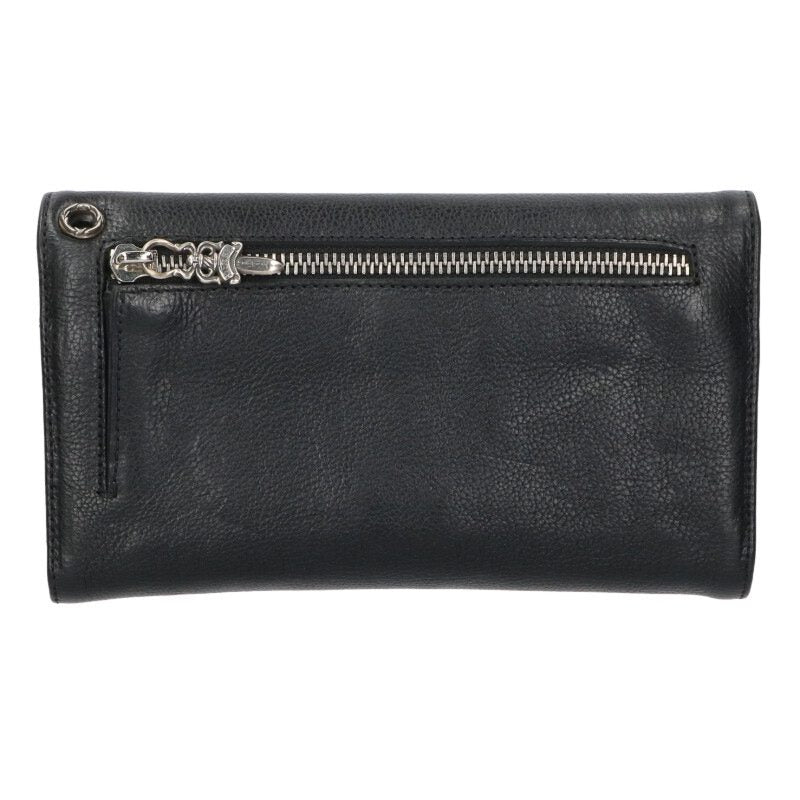 Chrome Hearts WAVE Cross Ball Wallet Black Size ONE SIZE