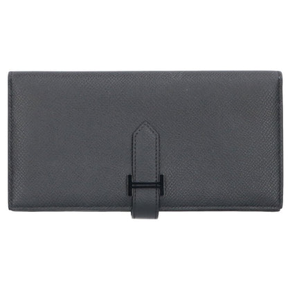 HERMES Bearn Soufflet Epsom So Black B-Stamp Size ONE SIZE