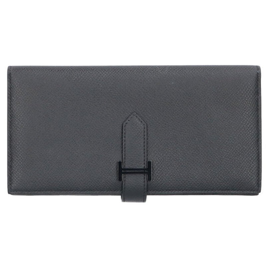 HERMES Bearn Soufflet Epsom So Black B-Stamp Size ONE SIZE