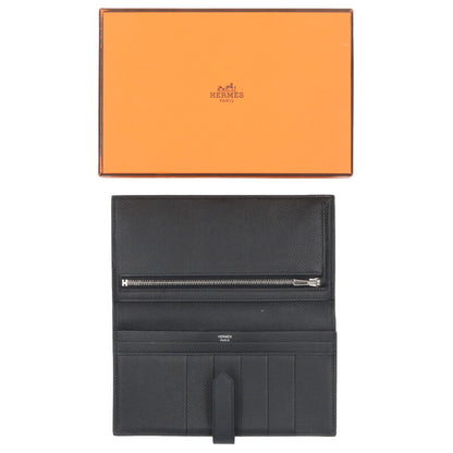 HERMES Bearn Soufflet Epsom So Black B-Stamp Size ONE SIZE