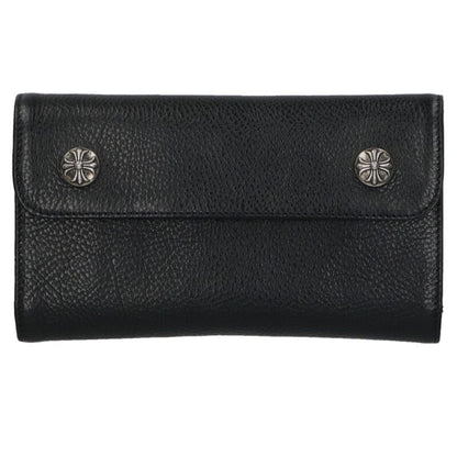 Chrome Hearts WAVE Cross Ball Wallet Black Size ONE SIZE