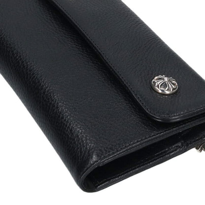 Chrome Hearts WAVE Cross Ball Wallet Black Size ONE SIZE