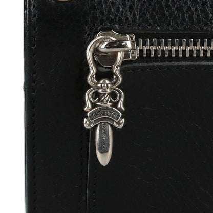 Chrome Hearts WAVE Cross Ball Wallet Black Size ONE SIZE